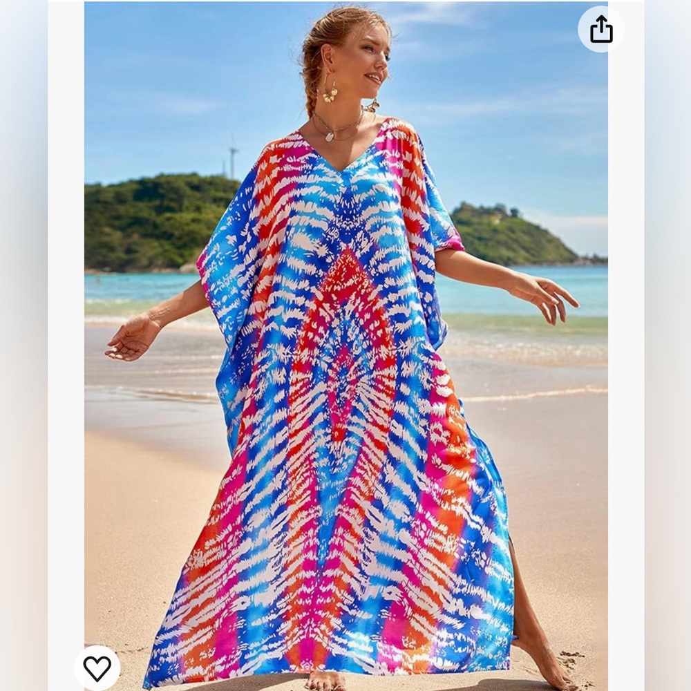 RAN RUI caftan/kaftan - dress, swim cover up- NEW w/out tag